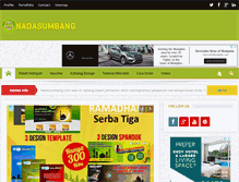 Tablet Screenshot of nadasumbang.com